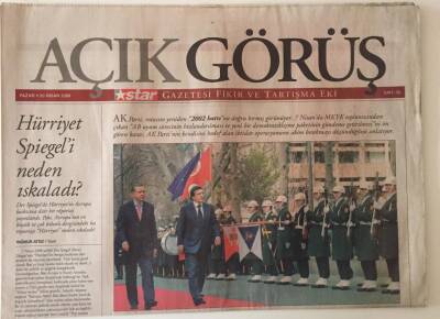 Star Gazetesi Açık Görüş Eki 20 Nisan 2008 - Otoriterliğin Kıskacında Demokrasi GZ31322 - 1