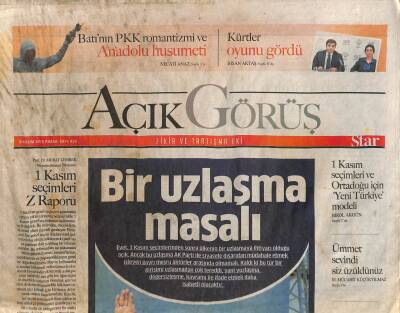 Star Gazetesi Açık Görüş Eki 8 Kasım 2015 - Gülcan Tezcan Artık Kültürel İktidarı Konuşalım Mı ? GZ116483 - 1