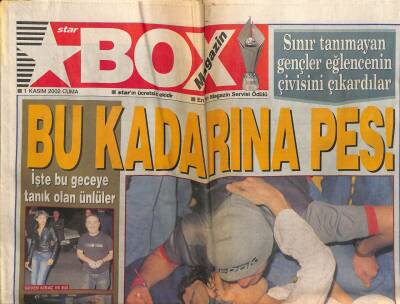 Star Gazetesi Box Eki 1 Kasım 2002 - Kenan İmirzalıoğlu, Toprak Sergen Haberleri GZ78388 - 1