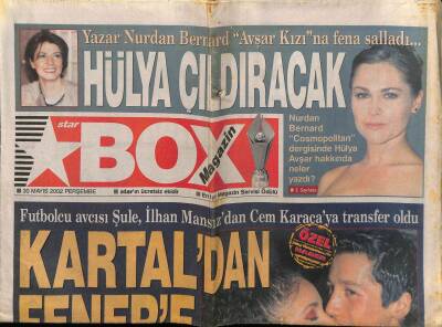 Star Gazetesi Box Eki 30 Mayıs 2002 - Hülya Avşar Çıldıracak GZ78386 - 1