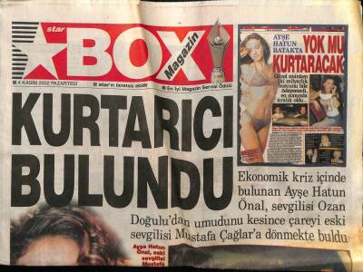 Star Gazetesi Box Eki 4 Kasım 2002 - Ayşe Hatun Önal,Ozan Doğuludan Umudunu Kesince GZ78387 - 1