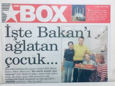 Star Gazetesi Box Eki 5 Ocak 2003 - İşte Erkan Mumcuyu Ağlatan Çocuk GZ42114 - 1