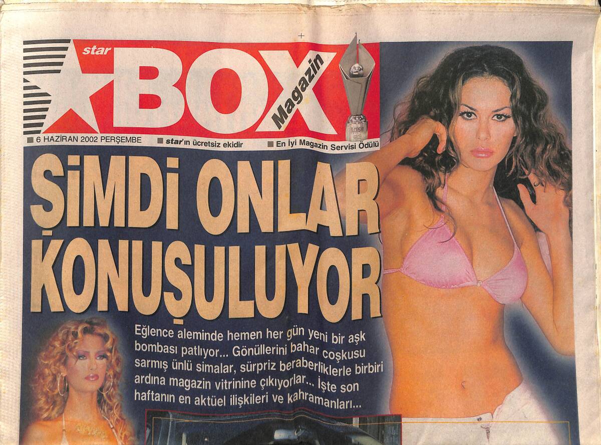 Star Gazetesi Box Eki 6 Haziran 2002 - Ayşe Hatun Önal'ı Ozan'la Yakaladık - Emrah Ve Asuman'dan Ortak Açıklama GZ157408 - 1