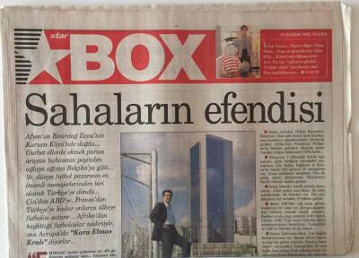 Star Gazetesi Box Magazin Eki 10 Kasım 2002 - Sahaların Efendisi , Dünya Futbol Pazarınının Zirvesine Çıkan Adam Ceylan Çalışkanın Öyküsü GZ22119 - 1