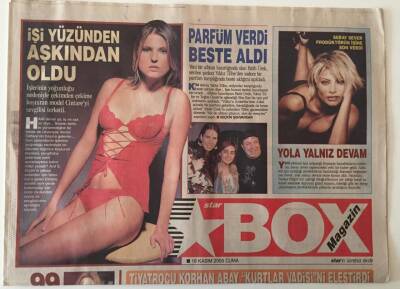 Star Gazetesi Box Magazin Eki 18 Kasım 2005 - Tiyatrocu Korhan Abay Kurtlar Vadisini Eleştirdi Utanç Verici Bir Dizi GZ26527 - 1