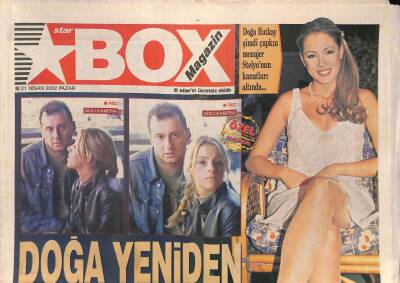 Star Gazetesi Box Magazin Eki 21 Nisan 2002 - Doğa Rutkay Şimdi Çapkın Menajer Stelyonun Kanatları Altında... GZ109273 - 1
