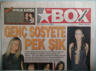 Star Gazetesi Box Magazin Eki 22 Haziran 2003 Davut Güloğlu Rus Güzelleri Coşturdu -GZ33447 - 1