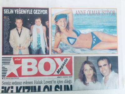 Star Gazetesi Box Magazin Eki - 29 Mayıs 2005 - Teoman Boş Koltuklara Söyledi, Ünlülerin Parti Keyfi GZ46325 - 2