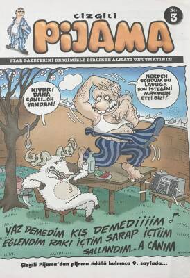 Star Gazetesi Çizgili Pijama Eki No3 GZ30692 - 1