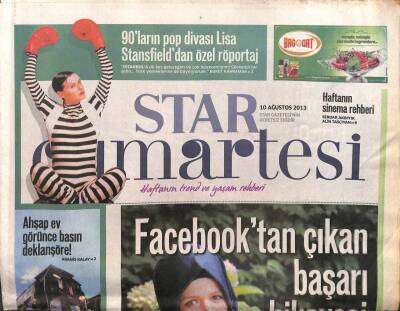 Star Gazetesi Cumartesi Eki 10 Ağustos 2013 - Facebooktan Çıkan Başarı Hikayesi GZ107071 - 1