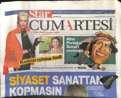 Star Gazetesi Cumartesi Eki 14 Kasım 2015 - Yeni Bir Cem Yılmaz Şenliği GZ104778 - 1