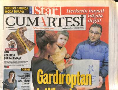 Star Gazetesi Cumartesi Eki 15 Nisan 2017 - Romantik Şarkıların Prensesi Simge Sağın GZ105956 - 1