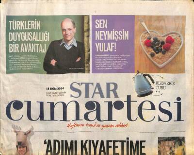 Star Gazetesi Cumartesi Eki 18 Ekim 2014 - Tekirdağlı Pehlivanın Kitabı GZ116459 - 1