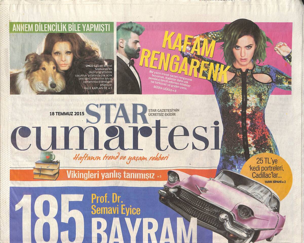 Star Gazetesi Cumartesi Eki 18 Temmuz 2015 - Kayıp Balık Nemo İstanbul'da Bulundu - Yenilmezler'in Küçük Kahramanı GZ135147 - 1