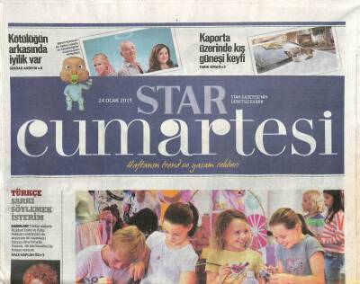 Star Gazetesi Cumartesi Eki 24 Ocak 2015 - Ornela Vanoni Türkçe Şarkı Söylemek İsterim GZ109988 - 1