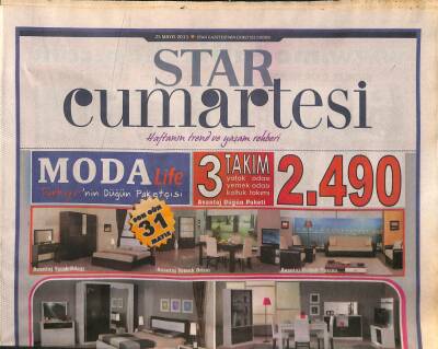 Star Gazetesi Cumartesi Eki 25 Mayıs 2013 - Heybeliadada Balık Ağlara Takılıyor Yeşilköyde Konserler Başlıyor GZ116832 - 1