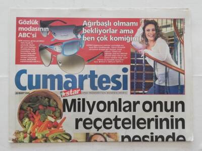 Star Gazetesi Cumartesi Eki 29 Mart 2008- Ebru Cündübeyoğlu , Yalancı Romantik Adlı Komedi Dizisiyle Geri Dönüyor - GZ45894 - 1