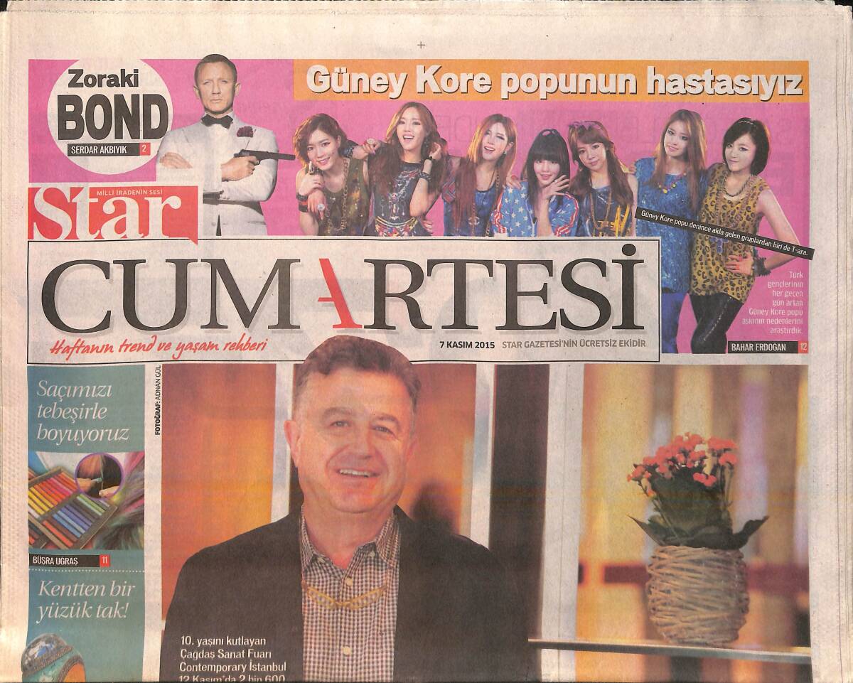 Star Gazetesi Cumartesi Eki 7 Kasım 2015 - Yoğun İlgi Romeo Giuletta'yı İstanbul'a Geri Getirdi GZ159933 - 1