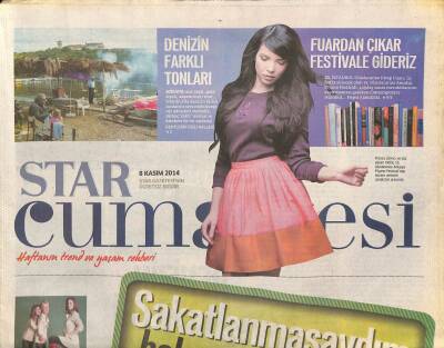 Star Gazetesi Cumartesi Eki 8 Kasım 2014 - Doruk Çetiner Babam Gibi Futbolcu Olacaktım Ama... GZ116543 - 1
