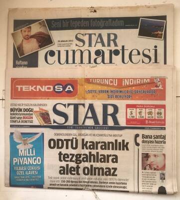 Star Gazetesi Cumartesi Eki İle 29 Aralık 2012 - ODTÜ Karanlık Tezgahlara Alet Olmaz GZ7191 - 1