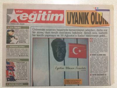 Star Gazetesi Eğitim Eki 29 Temmuz 2001 - Yurt Dışı Eğitim Seçeneği Var GZ35980 - 1