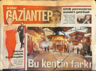 Star Gazetesi Gaziantep Eki 31 Ocak 2011 - Gaziantepli Ünlüler GZ107384 - 1