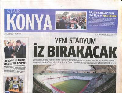 Star Gazetesi Konya Eki 24 Kasım 2014 - Taş Evler İçin Start Verildi GZ107073 - 1