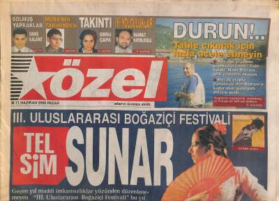 Star Gazetesi Özel Eki 11 Haziran 2000 - III. Uluslararası Boğaziçi Festivali GZ120835 - 1
