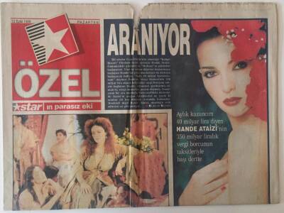Star Gazetesi Özel Eki 13 Eylül 1999 - Ferzan Özpetek Hamamı Anlattı GZ22665 - 1
