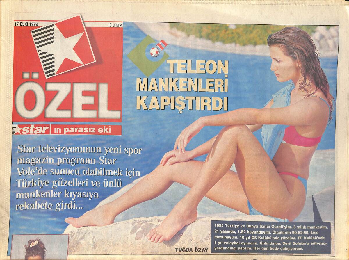 Star Gazetesi Özel Eki 17 Eylül 1999 - Cem Karaca 31 Yıl Sonra Sinema Filmi İçin Kamera Karşısına Geçti GZ136596 - 1