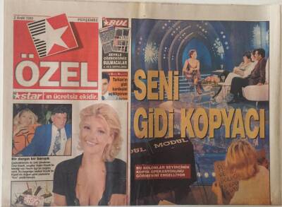 Star Gazetesi Özel Eki 2 Aralık 1999 - Hülya Avşar Programında Kopya Alıyor GZ22639 - 1