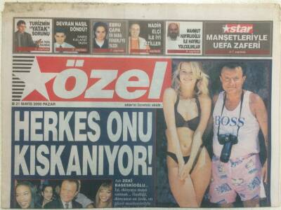 Star Gazetesi Özel Eki 21 Mayıs 2000 - Herkes Onu Kıskanıyor GZ35981 - 1