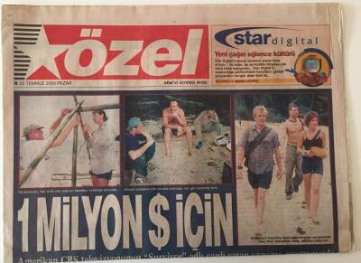 Star Gazetesi Özel Eki 23 Temmuz 2000 - 1 Milyon Dolarlık Survivor GZ26560 - 1