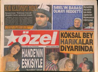 Star Gazetesi Özel Eki 26 Ekim 2000 - DYP Eski Milletvekili Köksal Toptan , Harika Avcının İlgisiyle Mest Oldu GZ126684 - 1