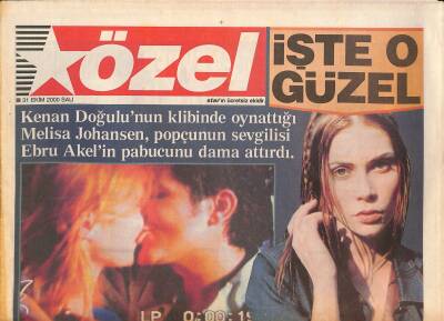 Star Gazetesi Özel Eki 31 Ekim 2000 - İbrahim Tatlısesin Eski Fotoğrafı Ortaya Çıktı GZ126614 - 1