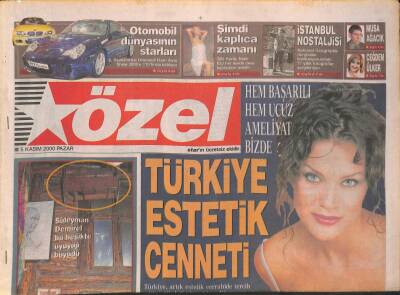 Star Gazetesi Özel Eki 5 Kasım 2000 - Süleyman Demirelin Bebekliğinde Uyuduğu Beşik , Ispartadaki Bir Hediyelik Eşya Dükkanının Tavanını Süslüyor GZ126687 - 1
