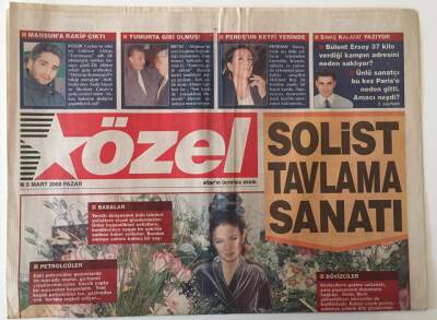 Star Gazetesi Özel Eki 5 Mart 2000 - Solist Tavlama Sanatı GZ26557 - 1