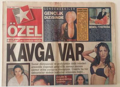 Star Gazetesi Özel Eki 6 Aralık 1999 - Sanat Dünyası Ve Podyumun Ünlü İsimleri Arasında Kavga Var GZ22620 - 1