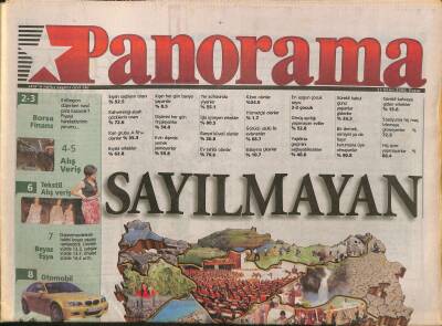 Star Gazetesi Panorama Eki 22 Ekim 2000 - Sayılmayan Türkiye - Otomobil Yılı GZ127443 - 1