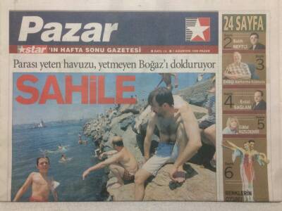 Star Gazetesi Pazar Eki 1 Ağustos 1999 - Hafiyeliğe Meraklı Bir Siyasi,Eyüp Aşık GZ50981 - 1