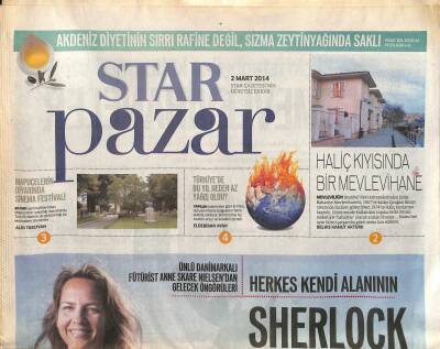 Star Gazetesi Pazar Eki 2 Mart 2014 - Rüyalar Herkese Anlatılmaz - Mapuçe Topraklarında Sinema GZ116419 - 1