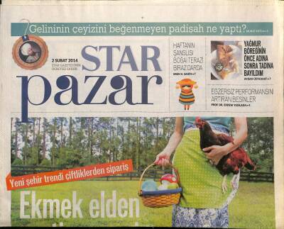 Star Gazetesi Pazar Eki 2 Şubat 2014 - İstanbulun İskelelerinde Bir Mola - Gelininin Çeyizini Beğenmeyen Padişah Ne Yaptı ? GZ125883 - 1