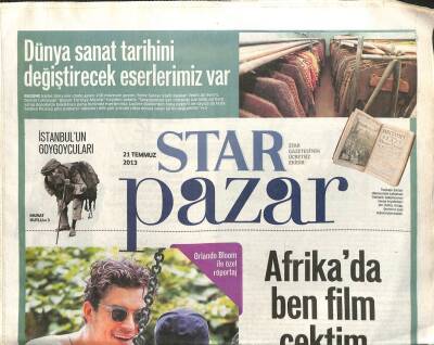 Star Gazetesi Pazar Eki 21 Temmuz 2013 - Dünya Sanat Tarihini Değiştirecek Eserlerimiz Var GZ105726 - 1