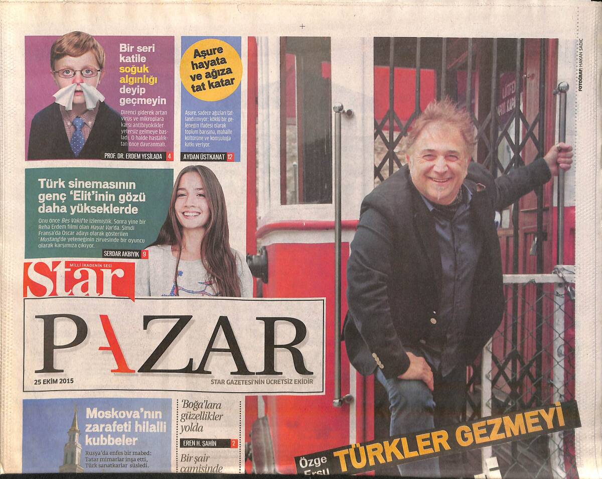 Star Gazetesi Pazar Eki 25 Ekim 2015 - Orhan Gencebay Bir Teselli Verdi GZ159971 - 1