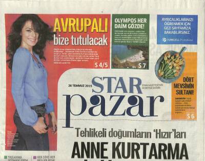 Star Gazetesi Pazar Eki 26 Temmuz 2015 - İnternet Üzerinden Ameliyatın Vakti Geldi GZ117136 - 1