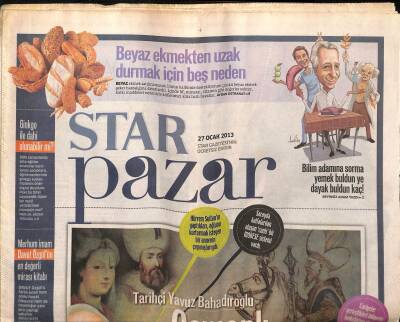 Star Gazetesi Pazar Eki 27 Ocak 2013 - Yavuz Bahadıroğlu Osmanlı Hareminde Mobese Vardı GZ124943 - 1