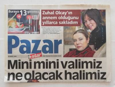 Star Gazetesi Pazar Eki 30 Mart 2008- Zuhal Olcayın Annem Olduğunu Yıllarca Sakladım - GZ45897 - 2