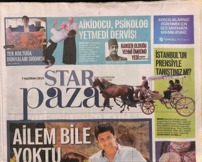 Star Gazetesi Pazar Eki 7 Haziran 2015 - Ispanak Temalı Bir Gezi GZ116704 - 1