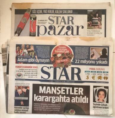 Star Gazetesi Pazar Eki İle 23 Aralık 2012 - 22 Milyonu Yıkadı GZ7190 - 1