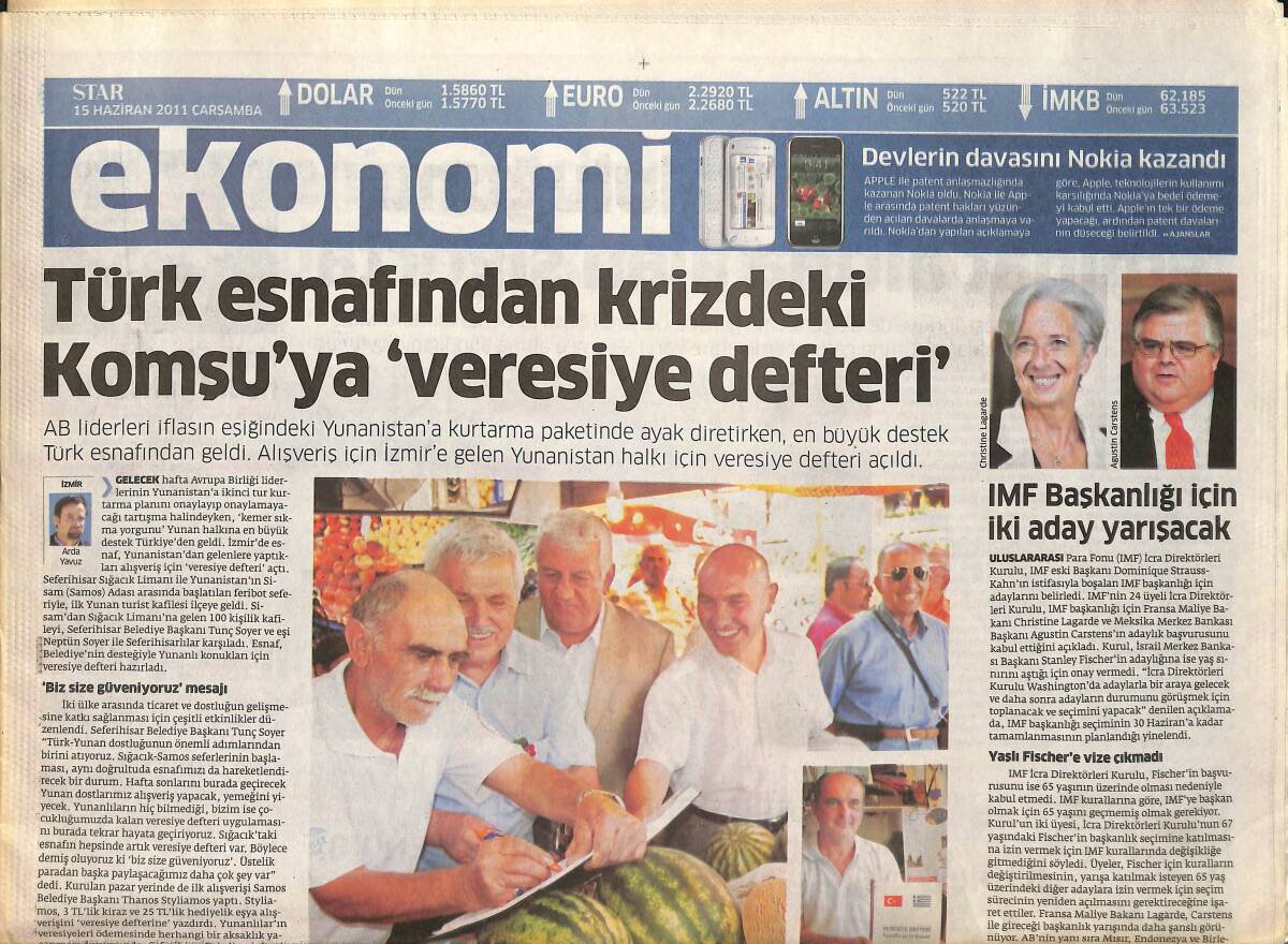 Star Gazetesi Politika Eki 15 Haziran 2011 - Bağımsızlar Öcalan'ı Kırmızı Çizgi İlan Etti! - Aziz Yıldırım, M. Ali'ye Destek Vermedi! GZ137861 - 1